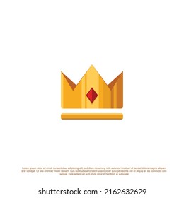 Logotipo de la Corona Diseño del logotipo abstracto de la Reina Real