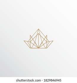 crown logo with simple and elegant lines