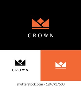 Crown logo. Simple modern and memorable. 