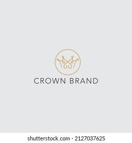 crown logo is suitable for salon and beauty, women's health, spa and aesthetics, women's movement, women's organization, beauty products, shampoo, women's soap and so on 