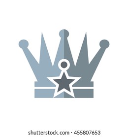 Crown Logo. Symbol Crest Vintage Vector