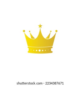 Crown Logo and symbol template illustration icon