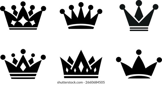 Crown logo symbol vector Art, Icons, and Graphics for Designers	
