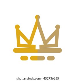 Crown Logo. Symbol Vintage