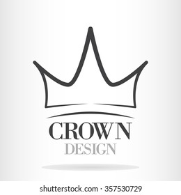 "Crown" logo template