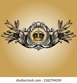 Crown logo template.Can be used on different products