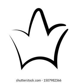 Crown logo template. Crown flat icon. Crown King, Prince, Queen or Princess