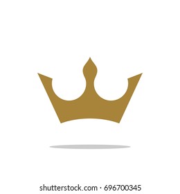 Diseño de ilustraciones de plantillas de logotipos de coronas. Vector EPS 10.
