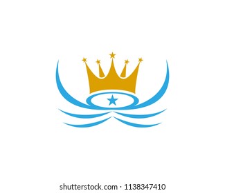Crown Logo Template vector icon