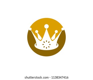 Crown Logo Template vector icon
