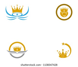 Crown Logo Template vector icon