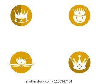 Crown Logo Template vector icon