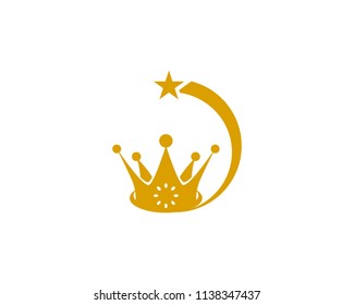 Crown Logo Template vector icon