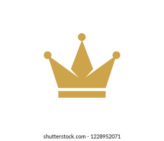 Crown Logo Template vector icon illustration design