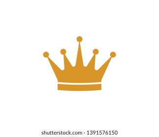 Crown Logo Template vector icon illustration design