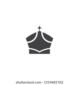 Crown Logo Template vector icon illustration design