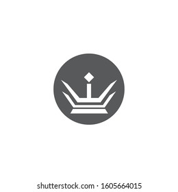 Crown Logo Template vector icon illustration design