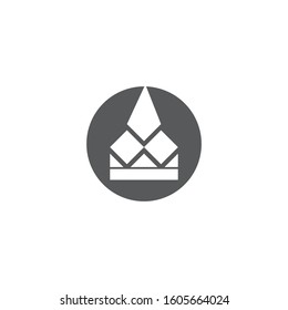 Crown Logo Template vector icon illustration design