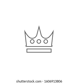 Crown Logo Template vector icon illustration design
