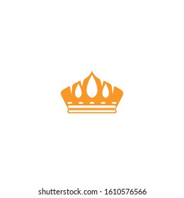 Crown Logo Template vector icon illustration design