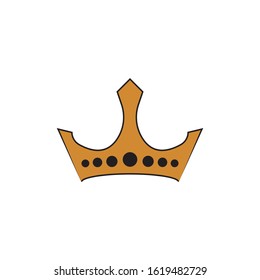 Crown Logo Template vector icon illustration design