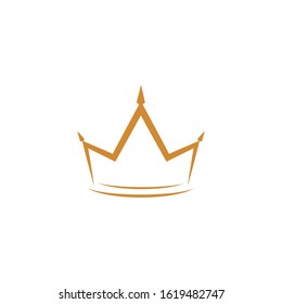 Crown Logo Template vector icon illustration design