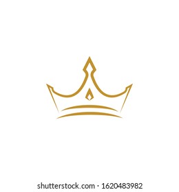 Crown Logo Template vector icon illustration design