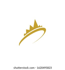 Crown Logo Template vector icon illustration design