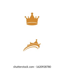 Crown Logo Template vector icon illustration design