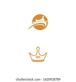 Crown Logo Template vector icon illustration design