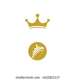 Crown Logo Template vector icon illustration design