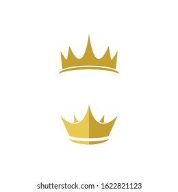 Crown Logo Template vector icon illustration design