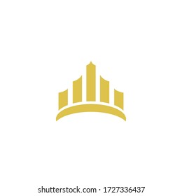 Crown Logo Template vector icon illustration design