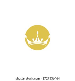 Crown Logo Template vector icon illustration design