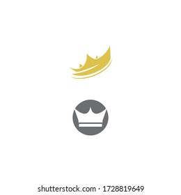 Crown Logo Template vector icon illustration design