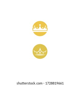 Crown Logo Template vector icon illustration design