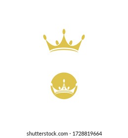 Crown Logo Template vector icon illustration design