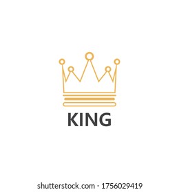Crown Logo Template vector icon illustration design