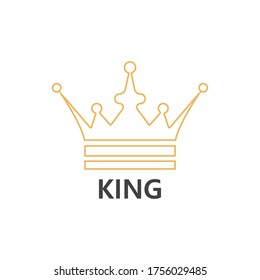 Crown Logo Template vector icon illustration design