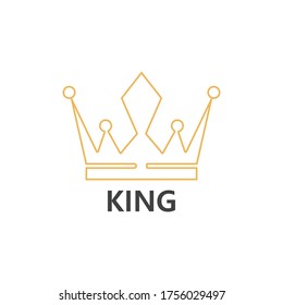 Crown Logo Template vector icon illustration design