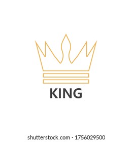 Crown Logo Template vector icon illustration design