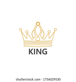 Crown Logo Template Vector Icon Illustration Stock Vector (Royalty Free ...