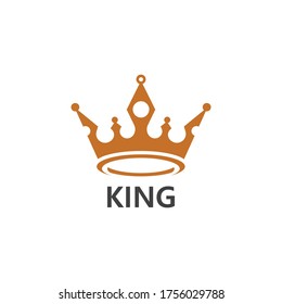 Crown Logo Template vector icon illustration design