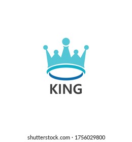 Crown Logo Template vector icon illustration design