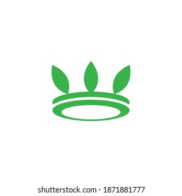 Vorlage für Kronlogo, Vektorgrafik-Design