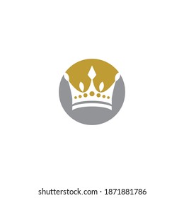 Crown Logo Template vector icon illustration design