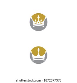 Crown Logo Template vector icon illustration design