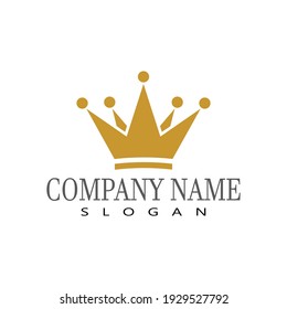 Crown Logo Template vector icon illustration design