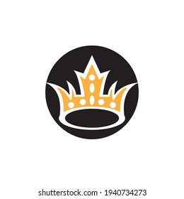 Crown Logo Template vector icon illustration design