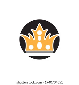 Crown Logo Template vector icon illustration design